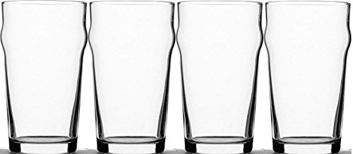 4 x Utopia Nonic Pint Glass CE Marked (4 Pint Glasses)