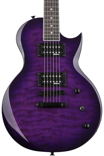Jackson JS22Q Monarkh SC Transparent Purple Burst - Single Cut E-Gitarre