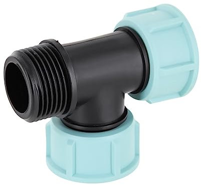 REKUBIK T-Stück 2X 1 Innengewinde Swivel Überwurfmutter mit O-Ring x 1 Außengewinde