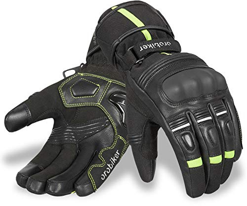 Oro Biker Winter Motorbike Gloves Winter Motorcycle Gloves Waterproof Thermal Gloves Touch Screen Winter Hiking Outdoor Sports