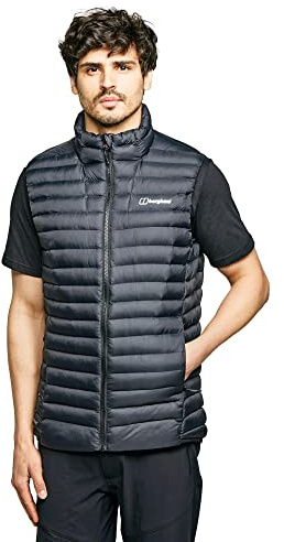Berghaus Men's Claggan Insulated Gilet, Water-Repellent, Hydroloft Polyball, Packable, Bluesign Product (UK, Alpha, XL, Regular, Regular, Black)
