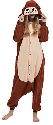 SimZoo Pijama Mono Animal para Adultos, Disfraz de Mono, Ropa de Dormir para Hombres y Mujeres, Ropa para el hogar Unisex de una Pieza