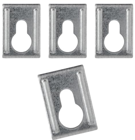 Soporte de pared 103693 apto como pieza de repuesto para IKEA PAX | KALLAX METOD Placa de montaje en pared (4 unidades)