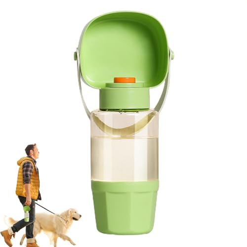 Vaso para Gatos al Aire Libre, dispensador de Agua para Mascotas, de Perros al Aire Libre, Botella de Agua portátil para Mascotas con Recipiente de Comida para Paseos, Camping, hogar, Viajes
