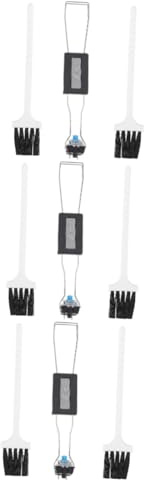 Uonlytech 9piezas Kit De Limpieza De Teclados Mecánicos Cepillo De Limpieza para Teclados Extractor De Teclas y Herramienta De para Pc y Electrónicos