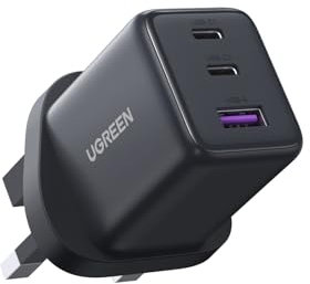UGREEN USB C Charger Plug, 30W 3-Port USB Fast Charger Plug, USB C Charger Compatible with iPhone 17/16/15/15 Pro/14/13/12, iPad, Galaxy S25/S24/S23, Pixel 9