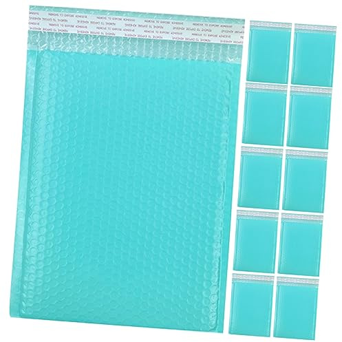 DIYEAH 50pièces Pochettes Expédition à Bulles Lot De Enveloppes Rembourrées Pour Bijoux Accessoires Cosmétiques Expédition Rapide Et Facile