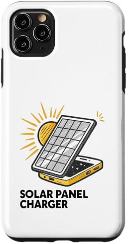 Cargador de panel solar Aprovecha la energía del sol para cargar Carcasa para iPhone 11 Pro Max