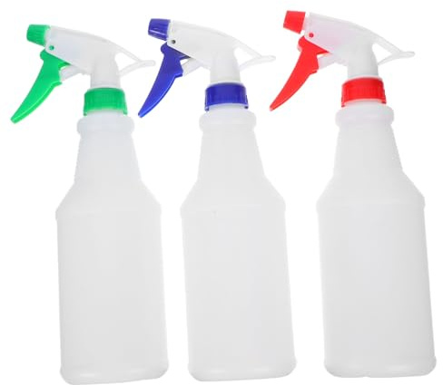 Cabilock 3 Stück Verstellbare Sprühflaschen 500ml Abs Material mit Abnehmbarem Design und Messskala für Reinigung und Gewerbliche Anwendungen