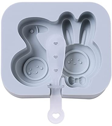 Moules à glace en silicone pour sucettes glacées en forme de canard de qualité alimentaire pour bébés