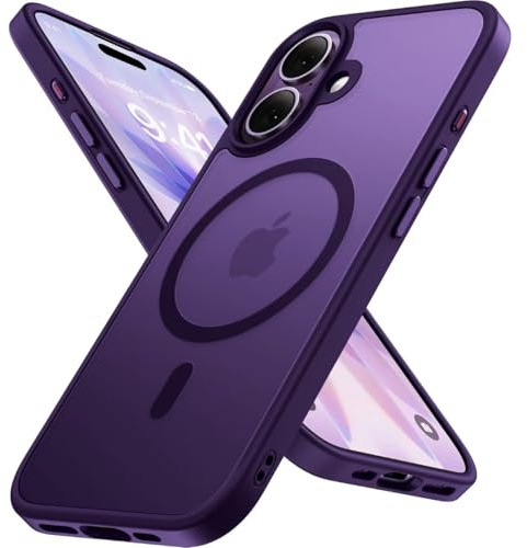 miracase für iPhone 17 Hülle mit Magsafe TOP MIL, Dunkelviolett