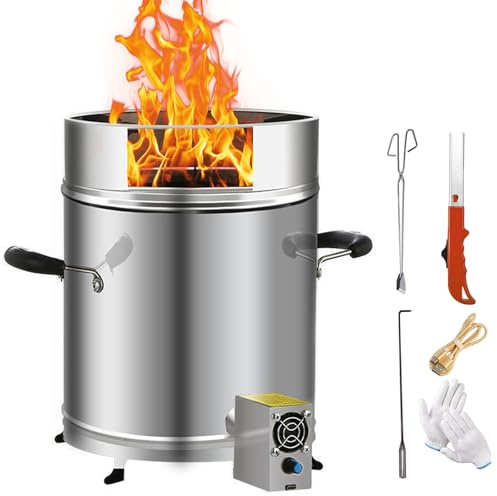 Bärbar vedkamin, campingspis, rostfritt stål, träkokare, tältugn, trädgårdsugn, utomhus, matlagning, Tent Stove, tältuppvärmning för camping i tältet och trädgårdsaktiviteter