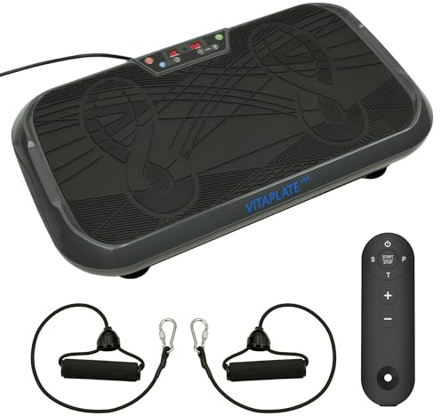 @tec Vibrationsplatte VITAPLATE mini, kompakte Rüttelplatte für Zuhause