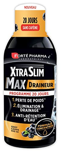 Forté Pharma Complément minceur XtraSlim Max Draineur Bouteille 500ml