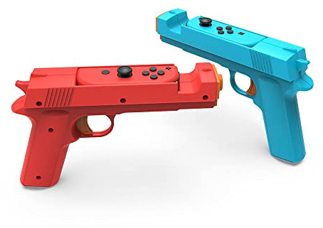 Games Gun Grip Gun Shape Handgrip Sense Joystick for Switch NS/NS OLED Game Controller Induction Peripherals Grip Gamepad Joypad Gaming Console Accessories