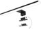 Azhien Lampe pour Miroir LED Salle de Bains 10W 820LM,40cm Applique Lampe Miroir Blanc Froid 6500K,3 en 1 230V Led Salle de Bain Lumiere IP44,Noir