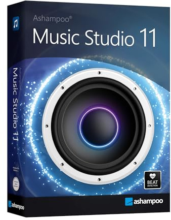 Music Studio 11 - Musikprogramm zum Bearbeiten, Konvertieren und Mixen von Audio Dateien für Win 11, 10
