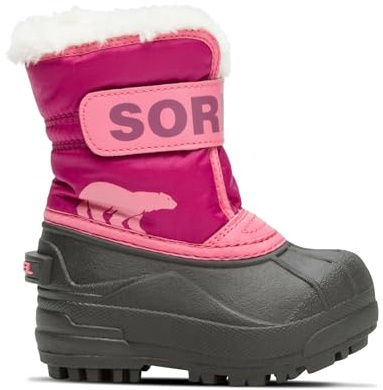 Sorel Småbarn Snow Commander Stövel, Vattentät Yttersida, 200 g Isolering, Överlägset Grepp, Mysig Fleecefoder - Ungdom Unisex Småbarn