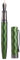 Hongdian N11 Fountain Pen, Titanium-Coated Black Fine Soft Nib, Grass Green & Lozenge Geometric Design with Metal Case Set