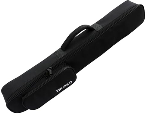 JISADER Sopran-Saxophon-Klarinetten-Koffer, Sax-Gig-Tasche, wasserdichte Tragetasche mit Reißverschluss, Oxford-Stoff für Reisen, Outdoor-Bühnenauftritt, Schwarz