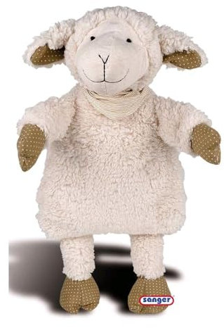 Bolsa de agua caliente 0,8 ml con funda de oveja