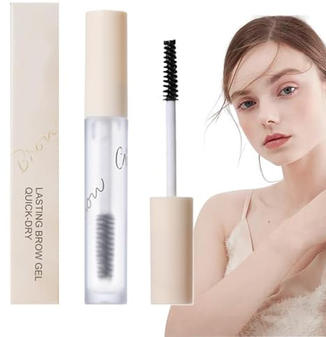 Vattentät ögonbrynsgel - klar fläckfri stylinggel, långvarig flytande gel för naturliga ögonbryn | 3,5 ml All-Day Wear ögonbryn makeup gel för definierade ögonbryn och