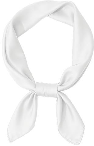 WHIPPY Damen Tuch Mode Bandana Halstuch Kopftuch Schal für Damen | 70x70cm Leicht Schal Seidig Weich Quadratisches Tuch