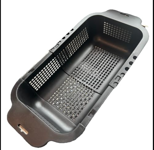 Extendable Over-Sink Colander Strainer, 34-45 cm, Black Fruits Vegetable Pasta Strainer Drainer Basket Colander