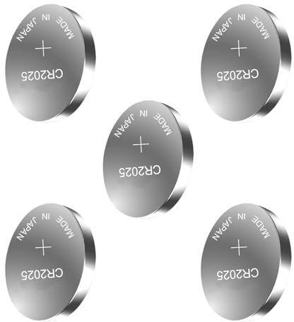 Lot de 5 piles bouton CR1616 3 V idéales pour télécommandes et appareils ménagers LR41 LR44 CR2025