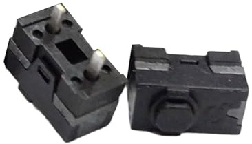 XAGMODSHN Microinterruttore da gioco a 2 pin, rotella di scorrimento liscia, silenzioso, 2 set di interruttori a pulsante centrale, interruttori a rotella di scorrimento fluidi