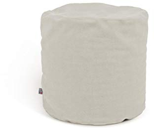 Arketicom Soft Cube, quadratischer Fußhocker in Stoff Made in Italy. Design-Pouf, leicht und mit abnehmbarem Bezug 42x42