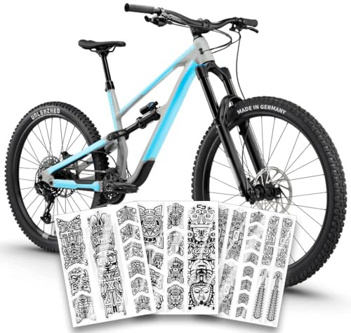 unleazhed MTB-Rahmenschutzfolie BP01 Schwarz