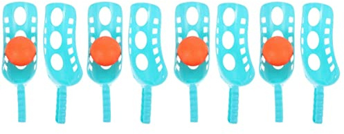 Toyvian 4 Sätze Ball Werfen Scoop Ball Rasenparty Scoop Spiel Kinder Hüpf- Und Fangspiel Ballwerferkorb Spielzeug Kinderlöffel FüR Outdoor AktivitäTen Garten Und Kindergarten