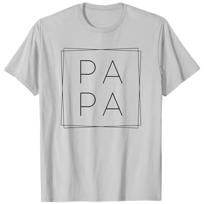 Papa. Familien Outfit Mutter Vater Kind Partnerlook Set Teil T-Shirt