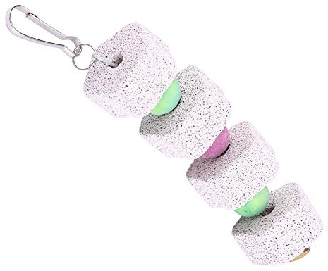 Papageien Schnabel Trimmer Calciums Tein, Chinchilla-Schleif Zähne Lava-Block, Papageien-Vogel-Zähne-Schleifstein-Mund-Molaren-Käfig-Hamster Chinchilla-hängendes Mineral-Rock-Kau