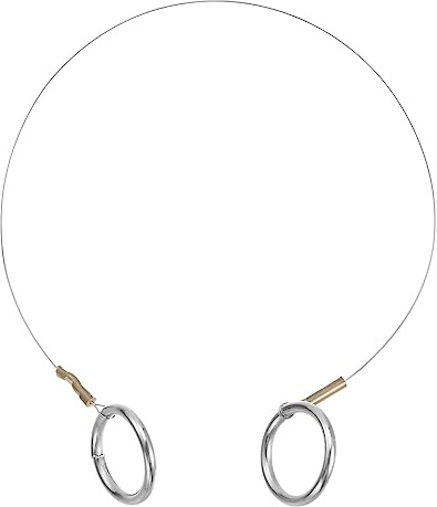 sourcing map Wire Clay Mud Cutting Tool Wire Clay Cutter Curly Cutoff Tool Cheese Dough Cutting Tools for Pottery Wheel Clay Ceramic Making, 12.2 Inch Silver Tone