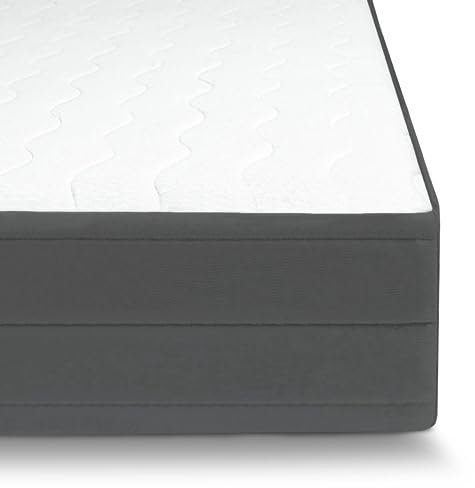 Mister Sandman Kaltschaummatratze 90 x 190 cm, Höhe 16 cm, Orthopädische 7-Zonen Ergonomische Rollmatratze mit Atmungsaktivem Waschbarem Bezug (H2/H3)