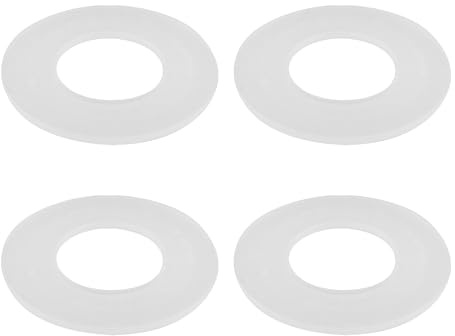 VGOL 4pcs Guarnizione di arresto dell'acqua Serbatoio del WC in Silicone Compatibile con GEBERIT Uscita del WC Universale Valvola di Caccia Acqua Riparazione Serbatoio in Gomma