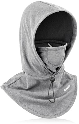 AYPOW Balaclava Ski Mask Windproof Winter Thermal Face Mask Unisex, Elastic Warm Soft Fleece Hood Breathable Face Cover Multifunction Ski Snood Men Women Neck Warmer Outdoor Sports Motorcycle Cycling