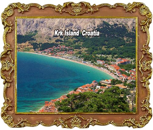 Krk Island Kroatien Kühlschrankmagnete Reise Souvenir Kühlschrank Dekoration Magnet