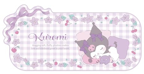 Kuitmor Kawaii Anime-Mauspad, süßes Gaming-Mauspad, rutschfeste, wasserdichte Schreibtischunterlage für die Tastatur, langlebiges, großes, erweitertes Mauspad mit Schleife am Rand für Gaming im Büro