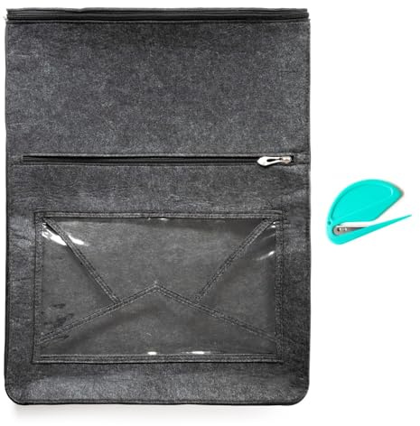 Katai - Sac pour boîte aux lettres d'intérieur - Ajustement universel - Gris - Avec ouvre-lettres