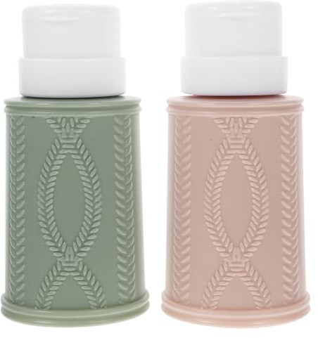 Beaupretty 2Er Set Nachfüllbare Pumpflasche Für Nagellackentferner Mit Auslaufsicherem Verschluss Leere Flasche Für Maniküre Und Kosmetische Flüssigkeiten