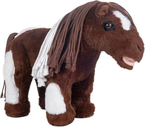 HKM Cuddle Pony Pinto, Braun/Weiß, One Size