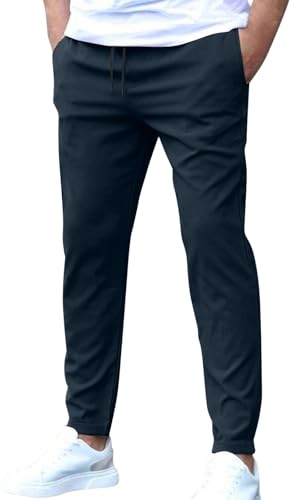 TOFOTL Pantaloni Imbottiti Uomo Kirakuko Giapponesi Pantaloni Alta visibilità Slim Cargo Lunghi Tuta Design Urbano