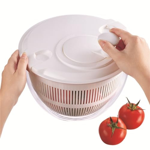 Centrifuga per verdure Centrifuga for insalata Grande essiccatore for verdure Scarico di frutta e verdura Separatore for insalata Setaccio for disidratazione dell'insalata Scolaverdure