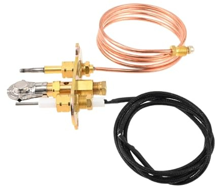 Replace Liquefied Gas M8*1 Thermocouple And Ignition Kit 900mm Pilot Burner Kit For Fireplace/Thermocouple Gas Water Heater Part