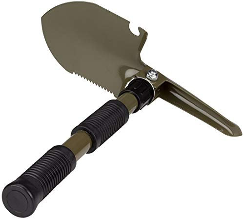 Abbey Unisex 21IX Pioneer Pieghevole Pala con Pick, Verde Militare, Taglia Unica