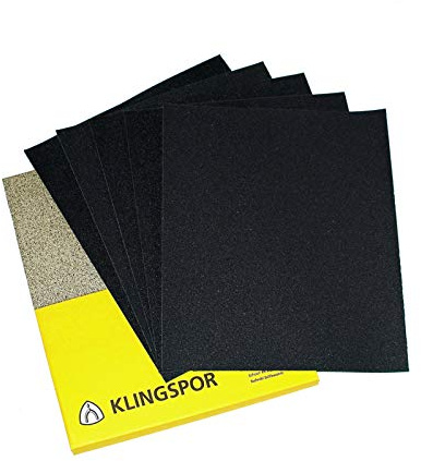 20 x 320 Grit Sandpaper Wet and Dry 23 x 28cm Sheets SandingPaper