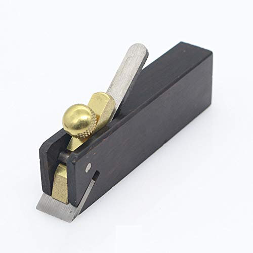 Ebony Mini Bullnose Small Light Planer, Manual Woodworking Plane (pull Type) With 13mm Planer, 75mm
